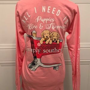 NWT Simply Southern Long Sleeve shirt size Small